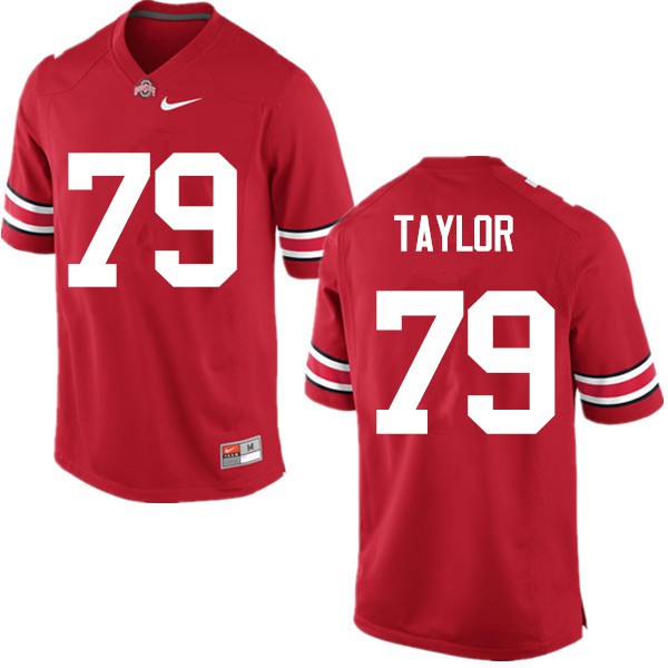 Ohio State Buckeyes #79 Brady Taylor Men Official Jersey Red OSU76611